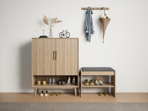 Nordic Shoe Cabinet Entrance Shoe Cabinet