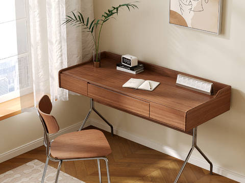 medieval style desk and chair