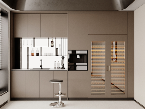 Modern Wine Cabinet Sideboard