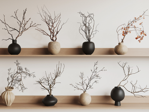 Silly Dried Branches Vase