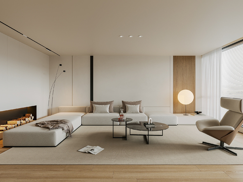 Modern Minimalist Living Room