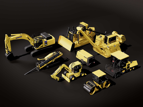 Mechanical equipment bulldozer trencher roller