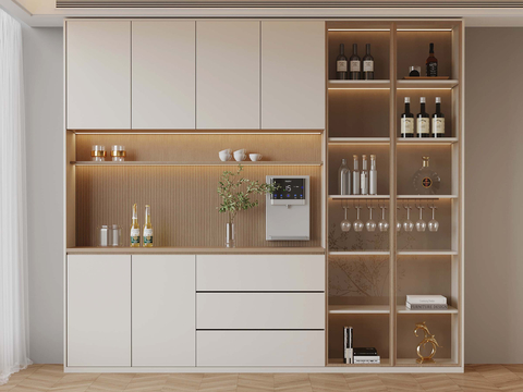 Modern Wine Cabinet Sideboard