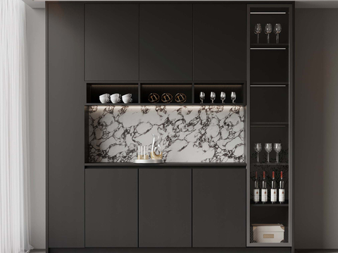 Modern Wine Cabinet Sideboard