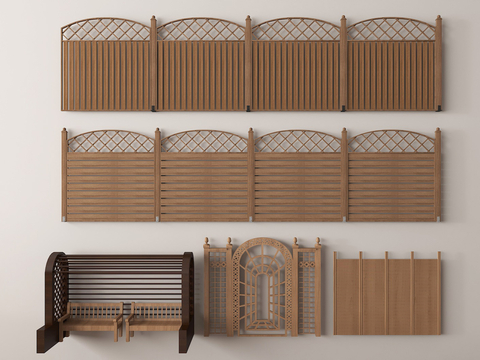 New Chinese Wooden Fence Railing Fence