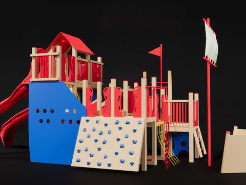 Entertainment Equipment naughty castle children's slide