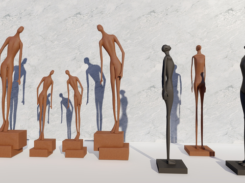 modern figure abstract sculpture art sculpture