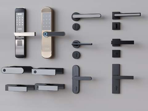 Smart door lock fingerprint lock