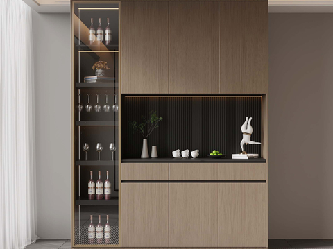 Italian Wine Cabinet Sideboard