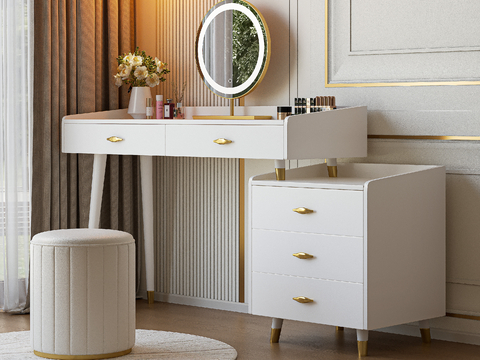 Affordable Luxury Style Dressing Table Makeup Table