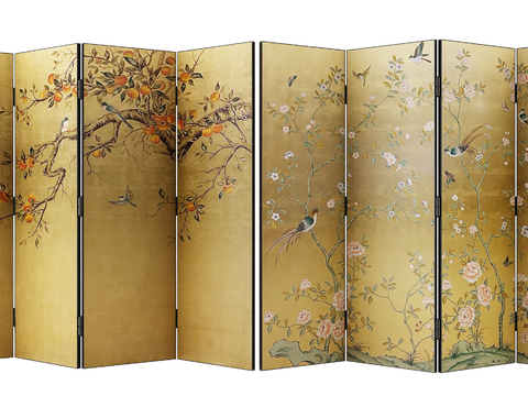 New Chinese Folding Screen