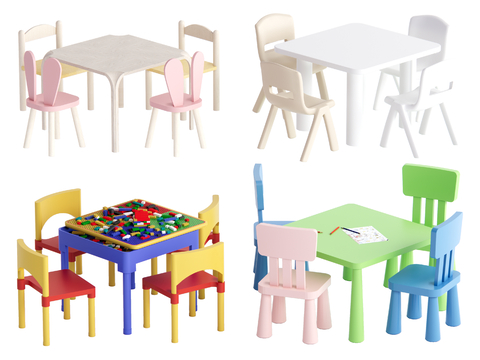 Children's Table and Chair Game Table and Chair