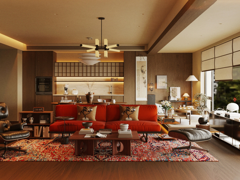 Mid-century Style Living Room