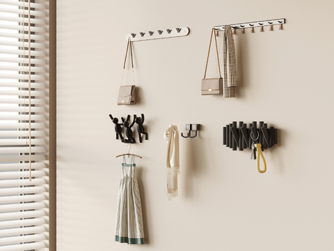 Cream Style clothes hook hanger