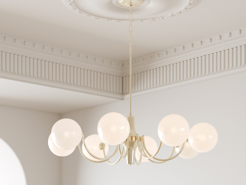 French Chandelier Multi-head Chandelier Cream Style Chandelier