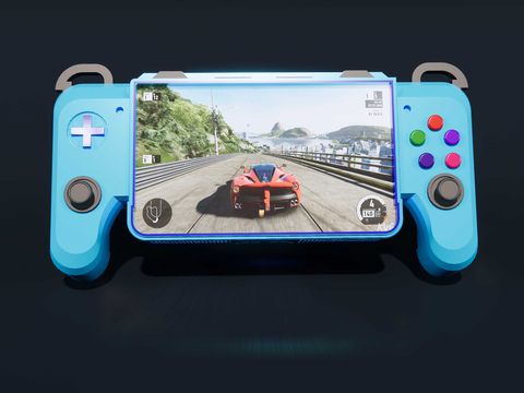 Handheld game console gamepad