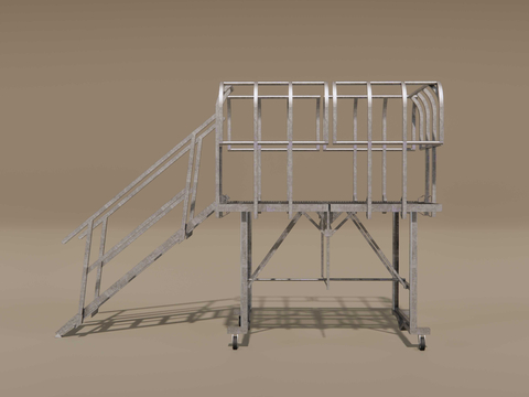 Working platform of climbing vehicle