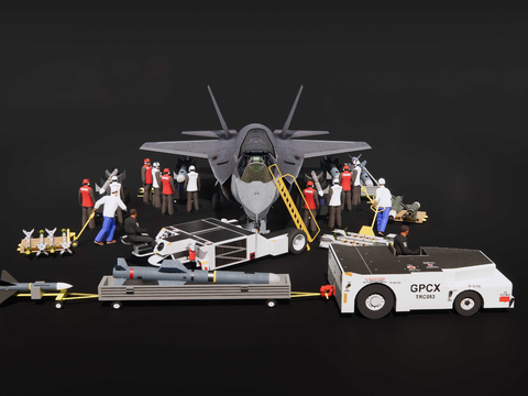 F35 fighter remote control equipment ground service missile