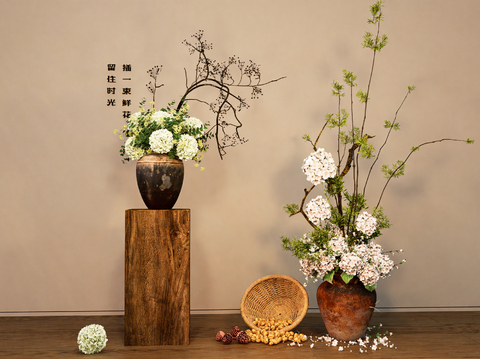 New Chinese Floral Flower Ceramic Vase