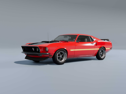 Ford Mustang 1969 car sports car