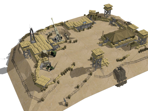 Military sand table position sand table command post sand table