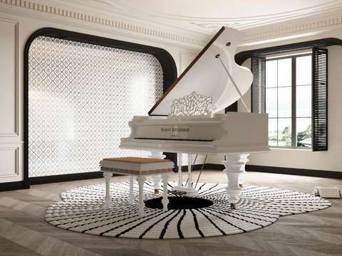 Modern Piano Room