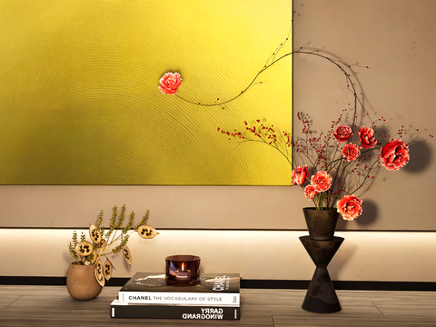 modern art flower arrangement flower art potted plant