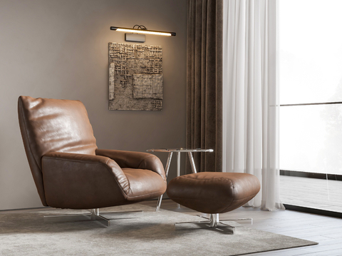 Edra Leather Chair Lounge Chair