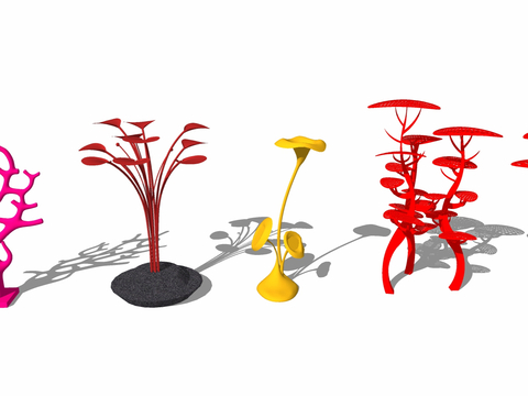 Modern Plant Sculpture Coral Tree Sculpture