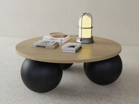 Modern coffee table round coffee table