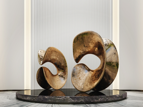 Modern Lobby Sculpture Sculpture Ornaments