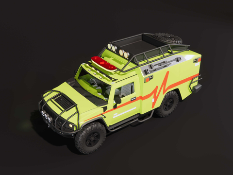 Off-road RV Crossing Vehicle Field Rescue Vehicle