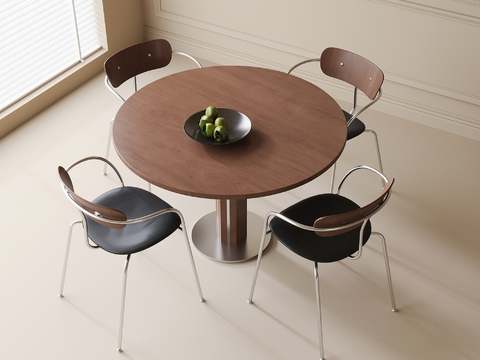 Modern Dining Table and Chair Round Dining Table