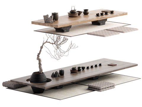 New Chinese Tea Table Tatami Tea Table