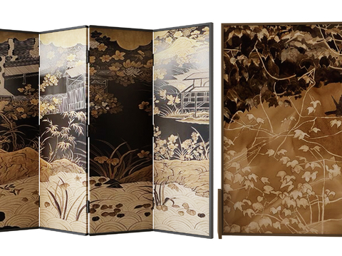 New Chinese Screen Mural Screen