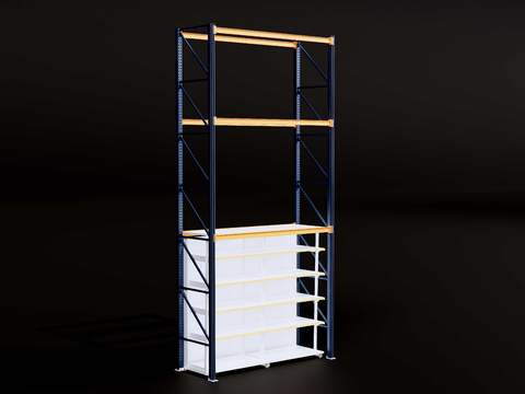 Metal shelf