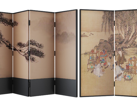 Neo-Chinese Style screen