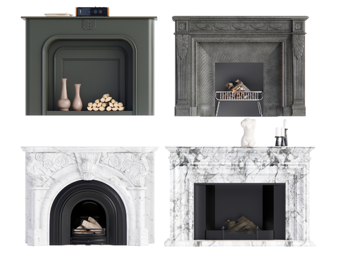 French Fireplace Stove