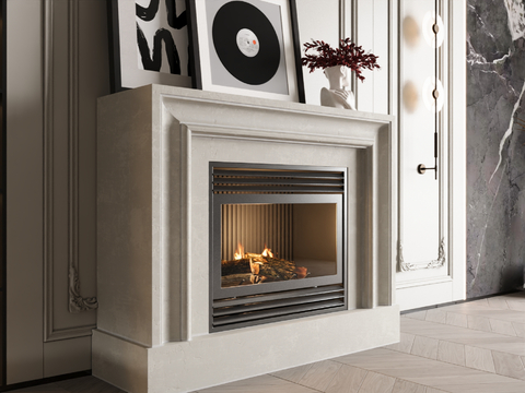 French Fireplace Stove