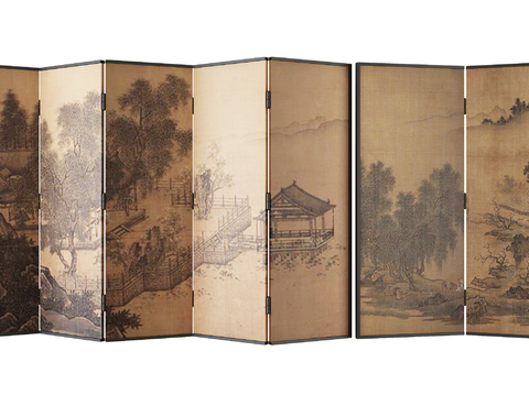 New Chinese Screen Mural Screen