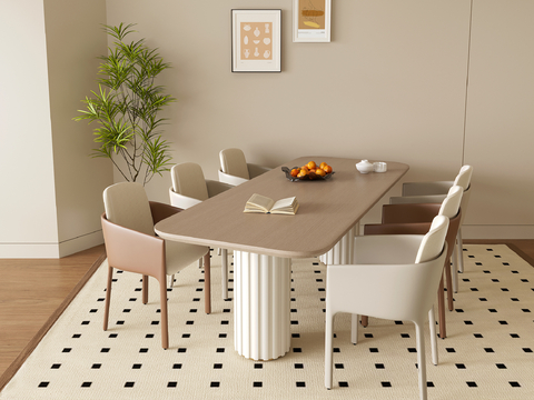 Cream Style dining table and chair bar dining table