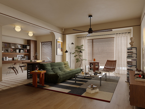 Mid-century Style Living Room