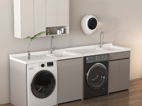 Laundry Cabinet washing machine