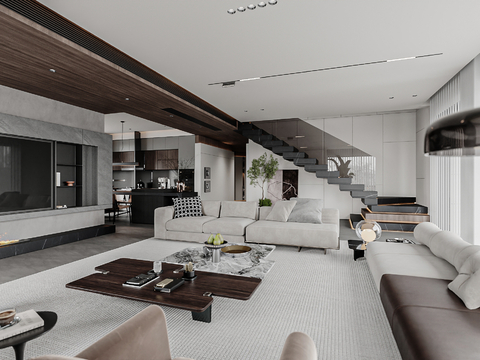 Modern Living&Dining Room