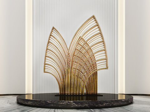 Abstract Sculpture Lobby Sculpture