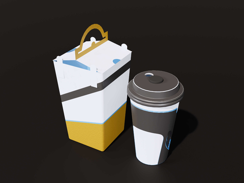 Modern Coffee Cup Coffee Bag