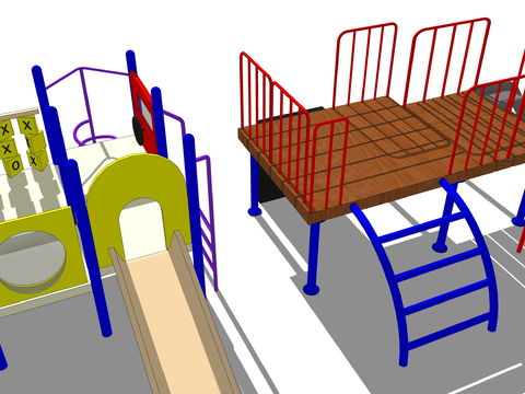 Children's play equipment slide