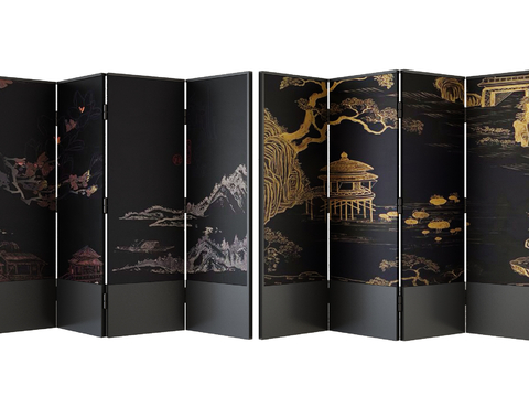 New Chinese Folding Screen