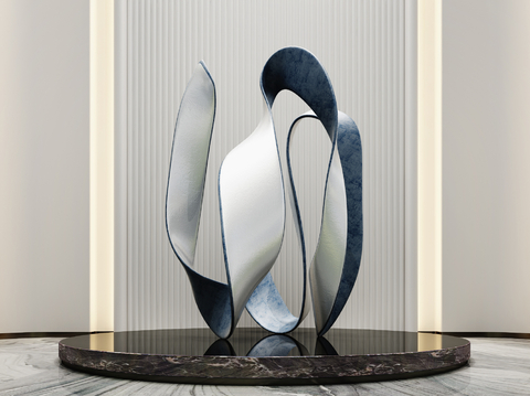 Abstract Sculpture Lobby Sculpture