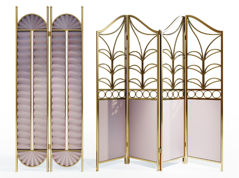 Modern folding screen